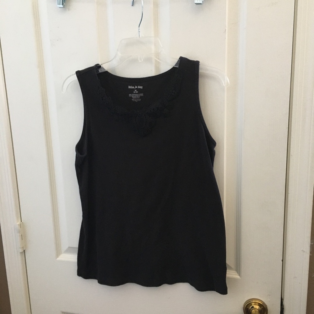 FINAL MARKDOWN Ladies white stag tank top medium